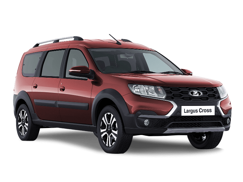 Купить Lada Largus Cross в Самаре - Красный «Красный сплав» (136) - металлик